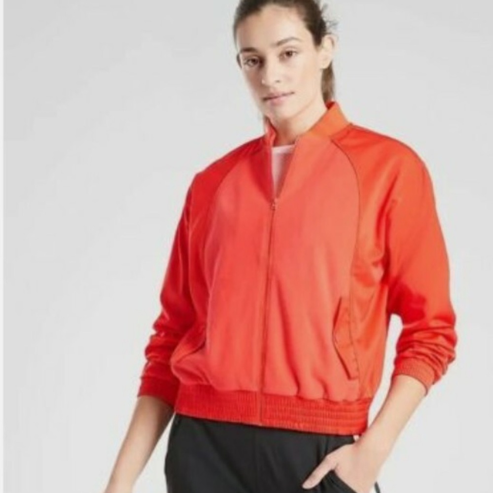 Athleta Zion microfleece full zip jacket